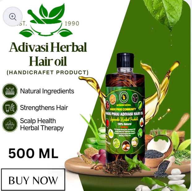 Hakki Pikki Adivasi Hair Oil